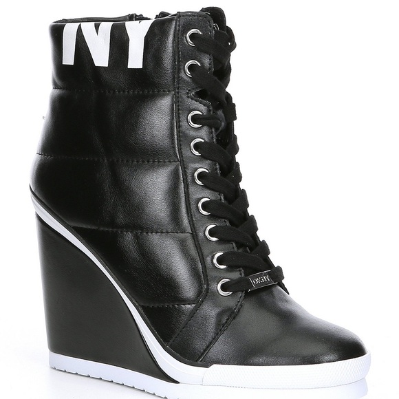 dkny noho wedge sneaker